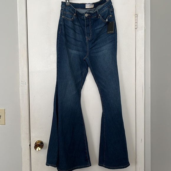 ELOQUII Stretch Flare Denim Jean Sz.14 - Picture 6 of 6